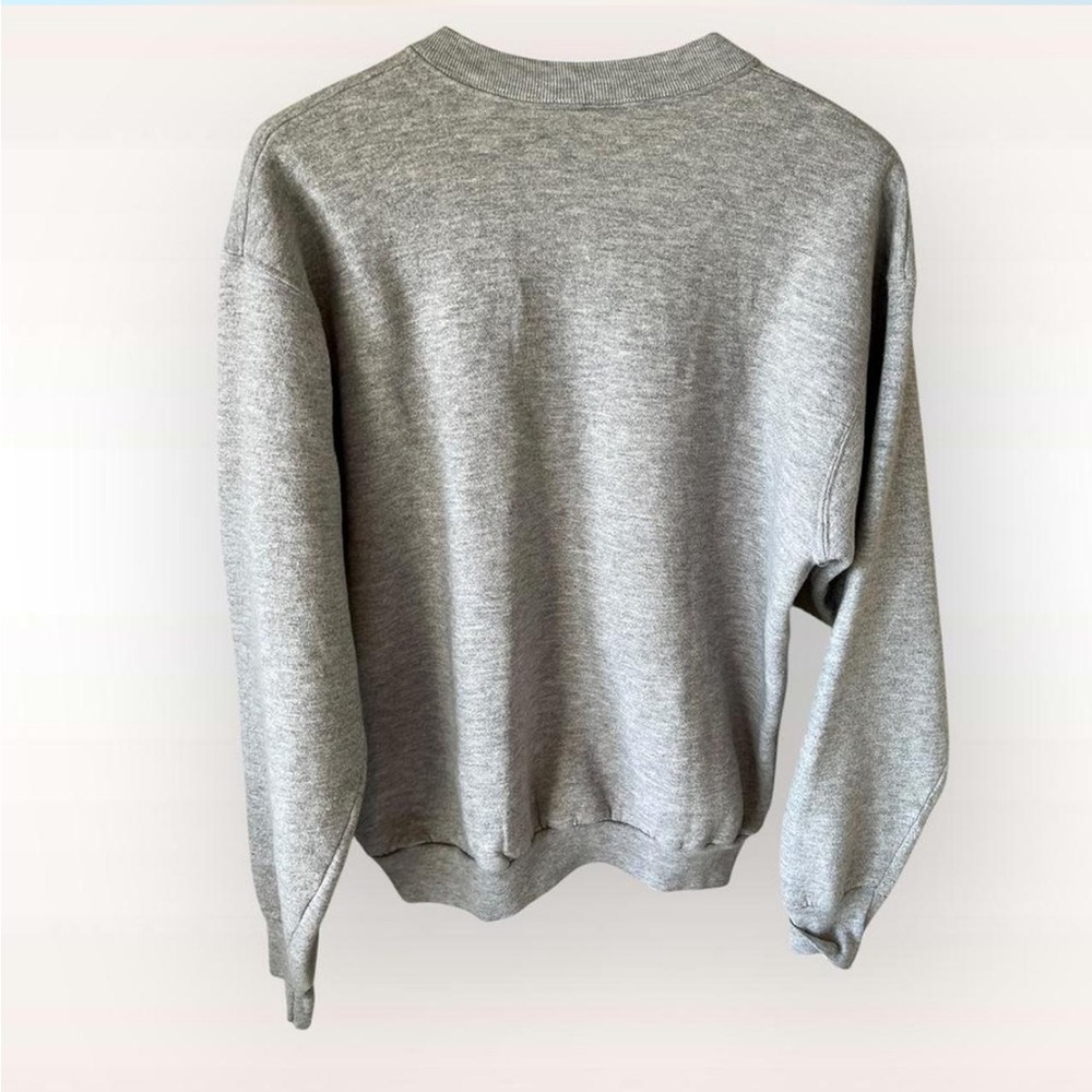 SALE 🍒 Vintage Graphic Harvard University Gray Champion Crew Neck Sweatshirt - Picture 2 of 7